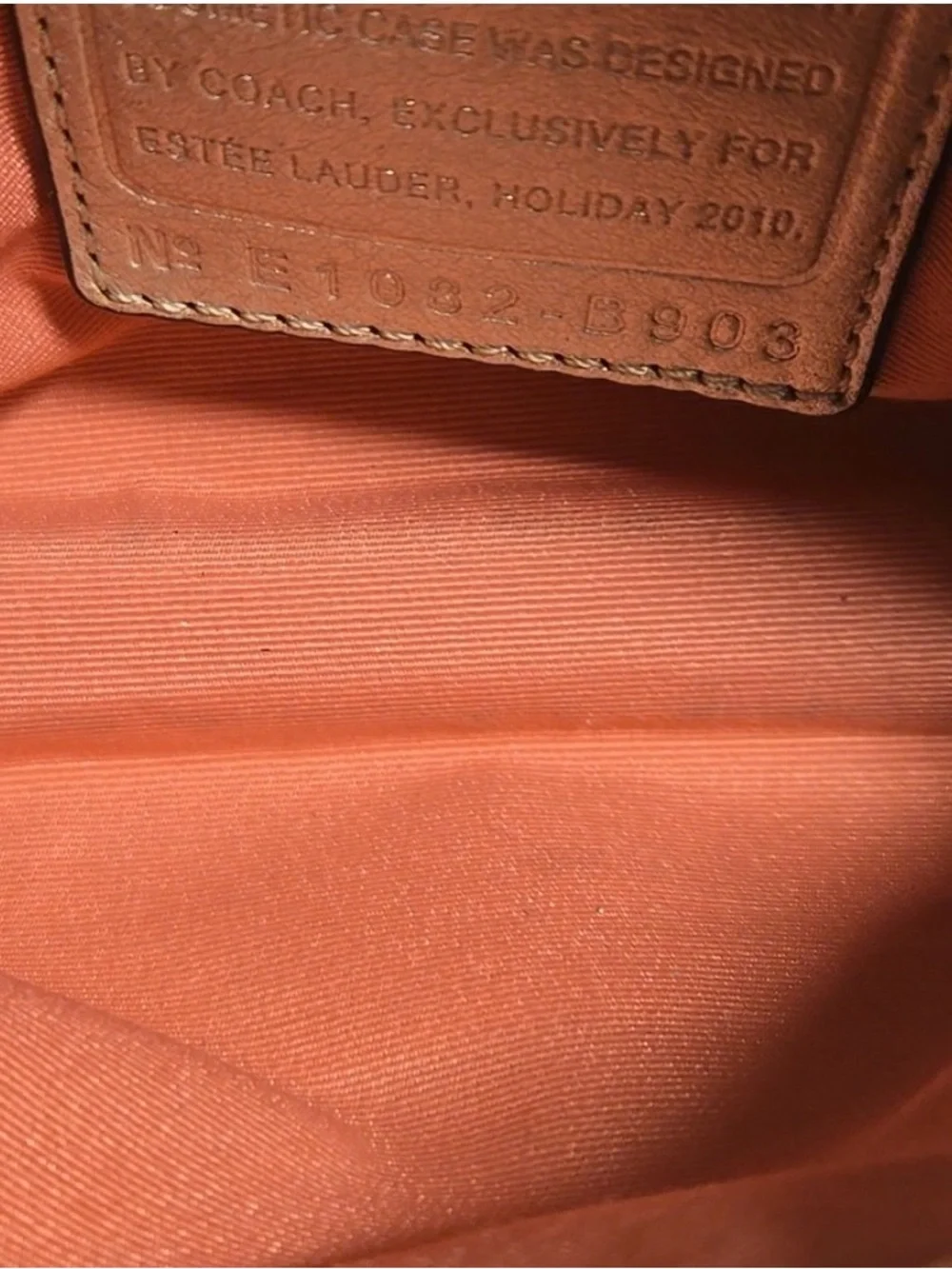 Coach Signature Small Cosmetic Pouch Holiday 2010 edition
